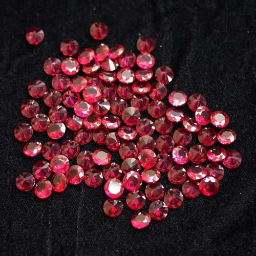 Pcs natural red ruby - 20,