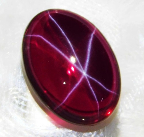 Natural red star ruby - natural,