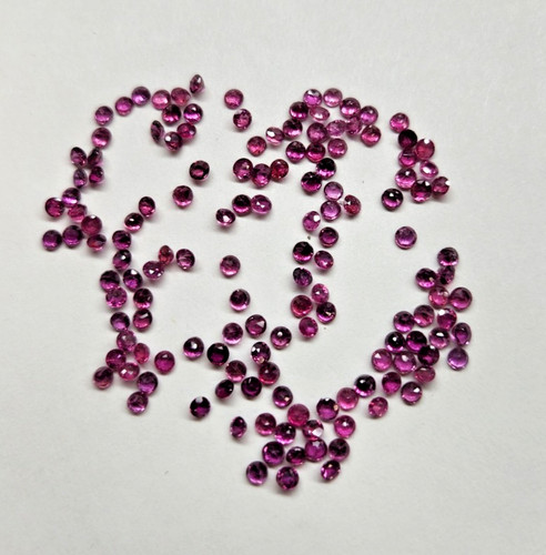 Red rubies 60mm round - rubies,