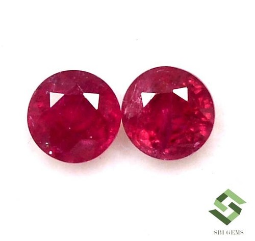 Certified natural ruby - 4.25, mm