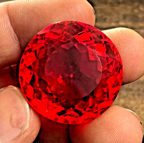 Natural blood red ruby - natural,