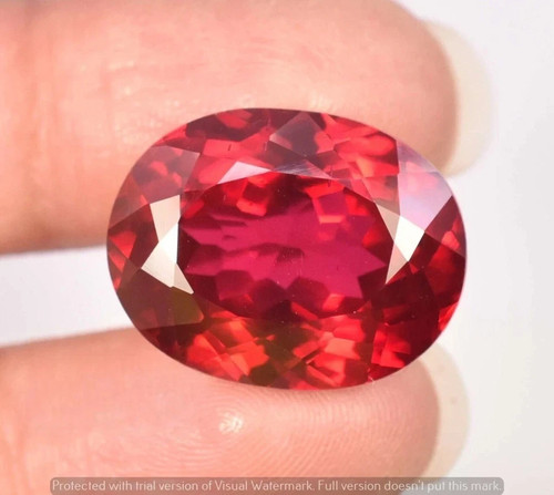 Natural shiny red - 14.55, ct
